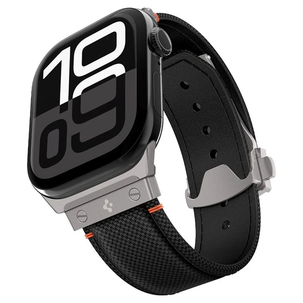 Curea smartwatch Spigen compatibil cu Apple Watch 6 / 12 / SE 3, Negru