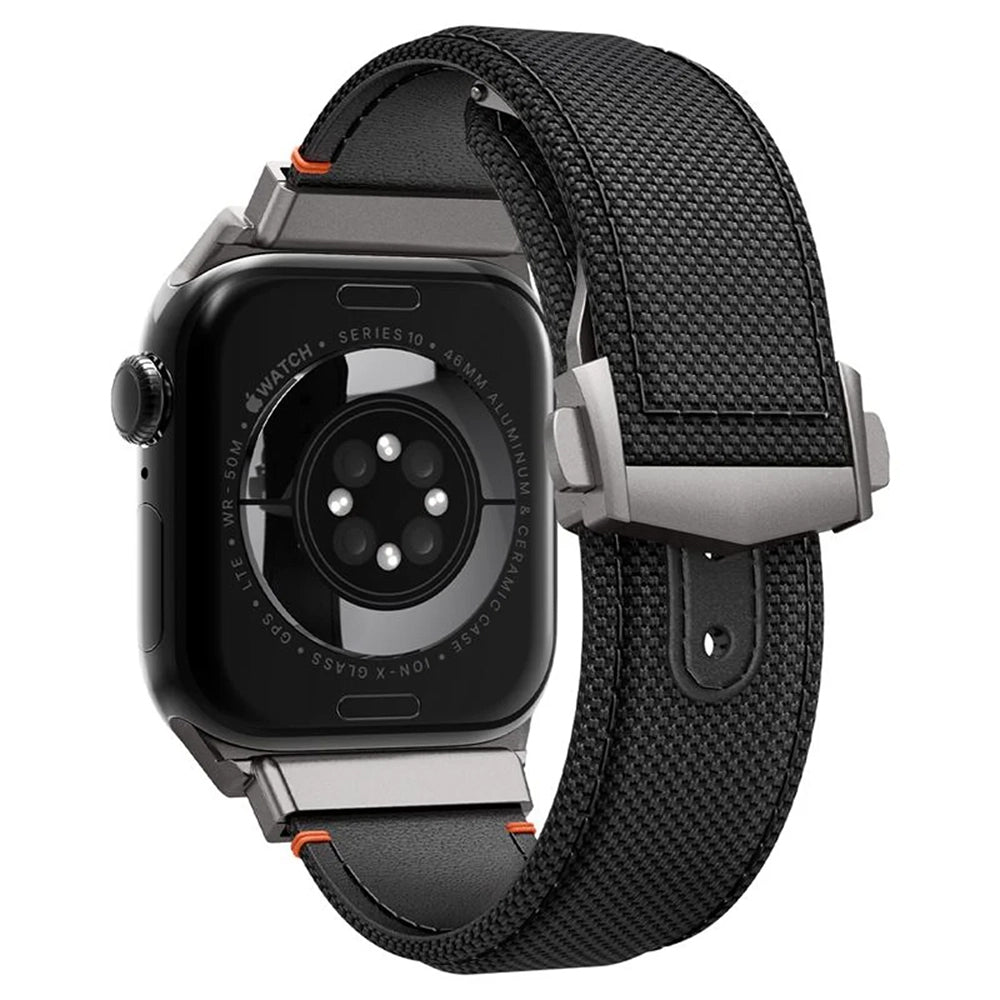 Curea smartwatch Spigen compatibil cu Apple Watch 6 / 12 / SE 3, Negru