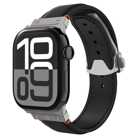 Curea smartwatch Spigen compatibil cu Apple Watch 6 / 12 / SE 3, Negru