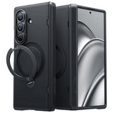 Husa de protectie Torras Ostand Q3 Spin compatibil cu Samsung Galaxy Z Fold8 Ultra, Negru