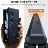 Husa de protectie Torras Ostand Q3 Spin compatibil cu Samsung Galaxy Z Fold8 Ultra, Negru