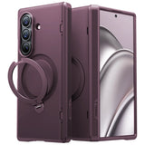 Husa de protectie Torras Ostand Q3 Spin compatibil cu Samsung Galaxy Z Fold8 Ultra, Mov
