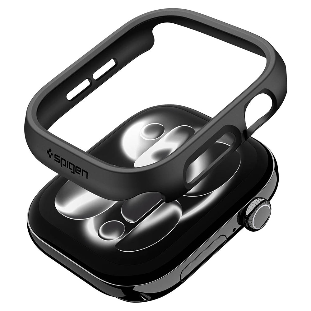 Husa smartwatch Apple Watch 12 46mm, Negru