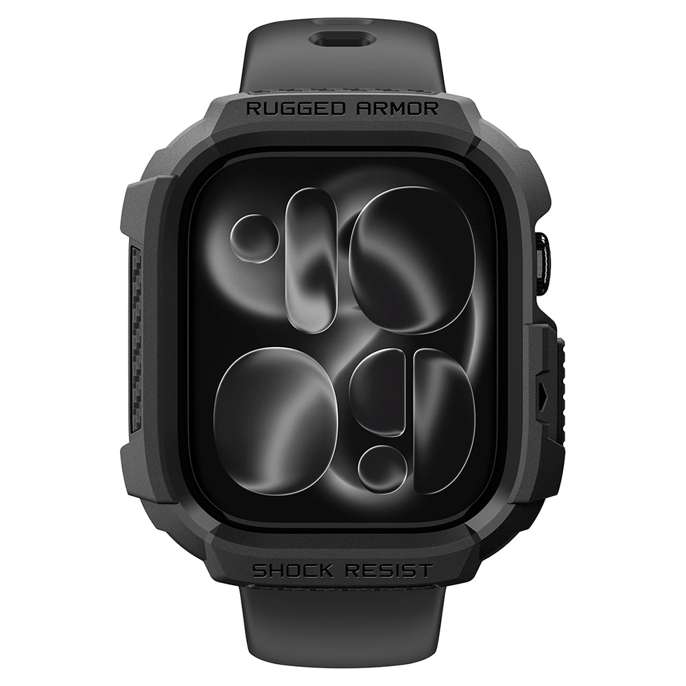 Husa smartwatch Apple Watch 12 46mm, Negru