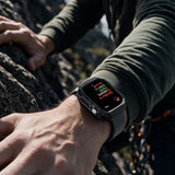 Husa smartwatch Apple Watch 12 46mm, Negru