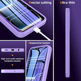 Husa de protectie Techsuit ColorVerse 360 Series compatibil cu iPhone 18 Pro / iPhone 17 Pro, Mov