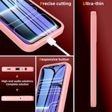 Husa de protectie Techsuit ColorVerse 360 compatibil cu iPhone 18 Pro / iPhone 17 Pro, Roz