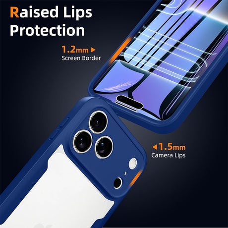 Husa de protectie Techsuit ColorVerse 360 compatibil cu iPhone 18 Pro Max / iPhone 17 Pro Max, Albastru