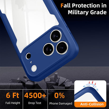 Husa de protectie Techsuit ColorVerse 360 compatibil cu iPhone 18 Pro Max / iPhone 17 Pro Max, Albastru