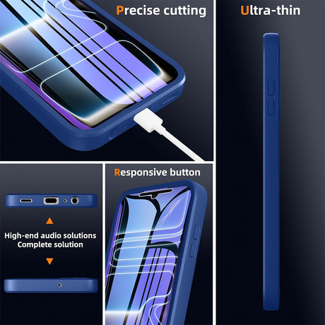 Husa de protectie Techsuit ColorVerse 360 compatibil cu iPhone 18 Pro Max / iPhone 17 Pro Max, Albastru