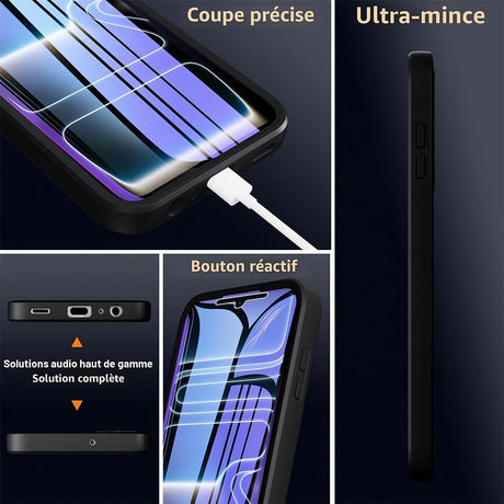 Husa de protectie Techsuit ColorVerse 360 Series compatibil cu iPhone 18 Pro Max / iPhone 17 Pro Max, Negru