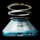 Husa de protectie Torras Ostand Q3 Air compatibil cu iPhone 17 Pro / iPhone 18 Pro, Albastru