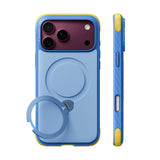 Husa de protectie Torras Ostand Q3 compatibil cu iPhone 18 Pro Max / iPhone 17 Pro Max, Albastru