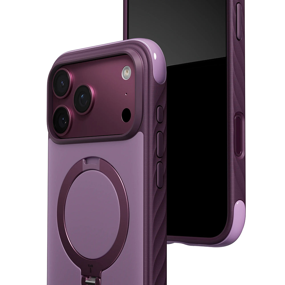 Husa de protectie Torras Ostand Q3 compatibil cu iPhone 18 Pro / iPhone 17 Pro, Negru