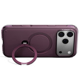 Husa de protectie Torras Ostand Q3 Air Essential compatibil cu iPhone 18 Pro / iPhone 17 Pro, Mov