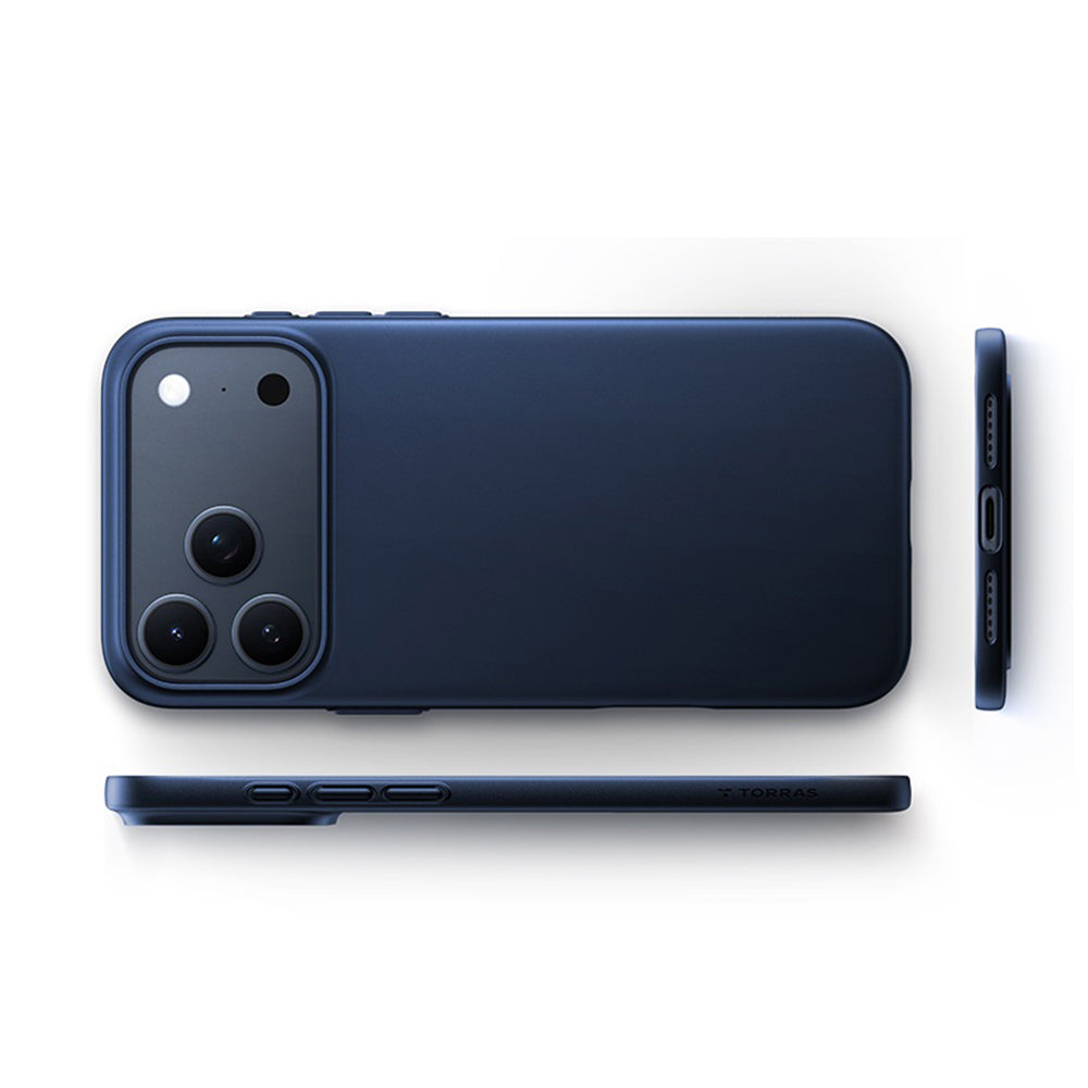 Husa de protectie Torras OriginFit-Mag compatibil cu iPhone 18 Pro / iPhone 17 Pro, Albastru