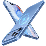 Husa de protectie Torras OriginFit-Mag compatibil cu iPhone 18 Pro Max / iPhone 17 Pro Max, Albastru