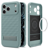 Husa de protectie Spigen Caseology Parallax compatibil cu iPhone 18 Pro / iPhone 17 Pro, Verde