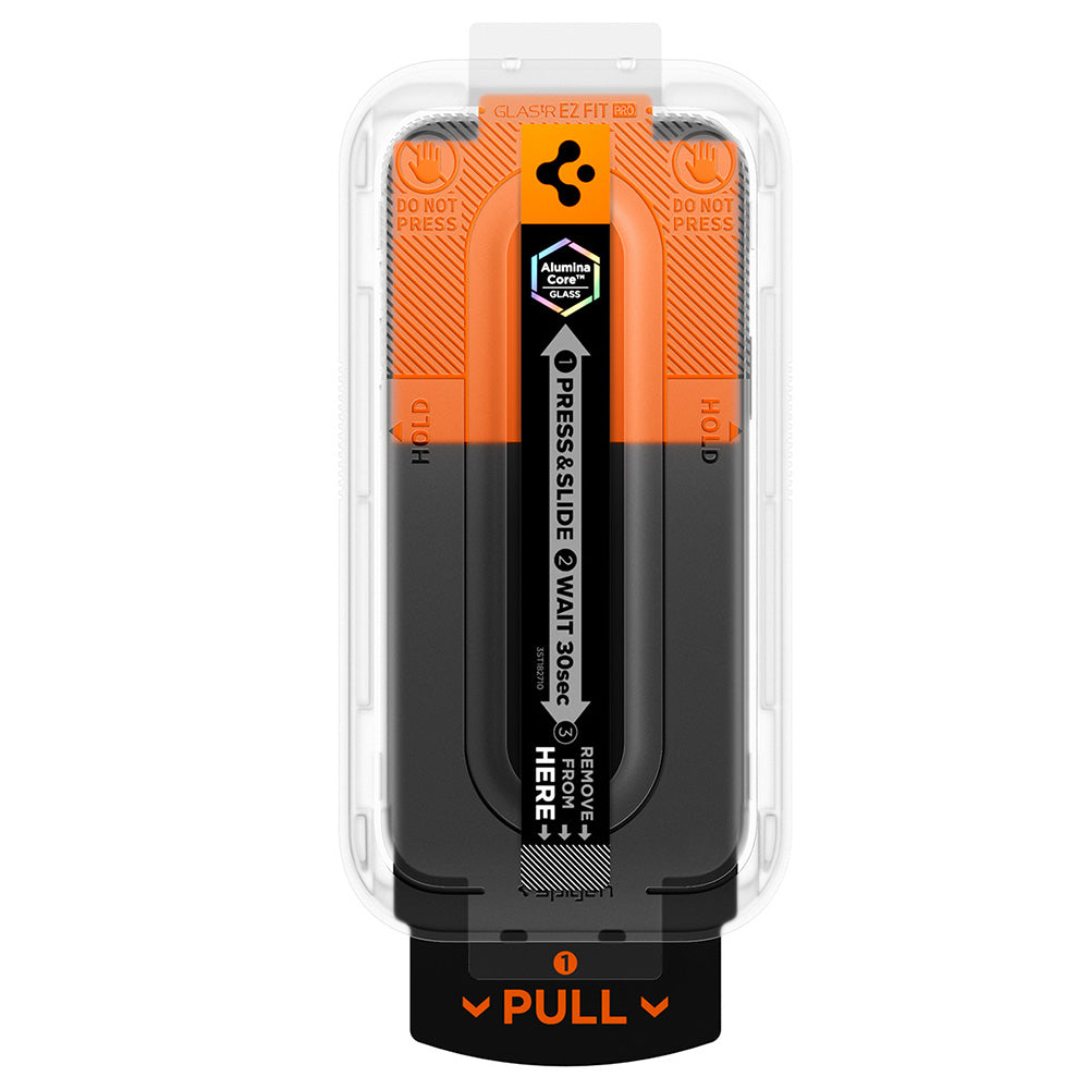 Folie de protectie Spigen Glas.tR EZ-FIT Pro HD compatibil cu iPhone 16 Pro Max / iPhone 17 Pro Max / iPhone 18 Pro Max, Transparent