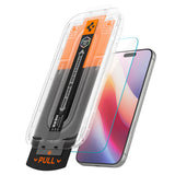 Folie de protectie Spigen Glas.tR EZ-FIT Pro HD compatibil cu iPhone 16 Pro Max / iPhone 17 Pro Max / iPhone 18 Pro Max, Transparent