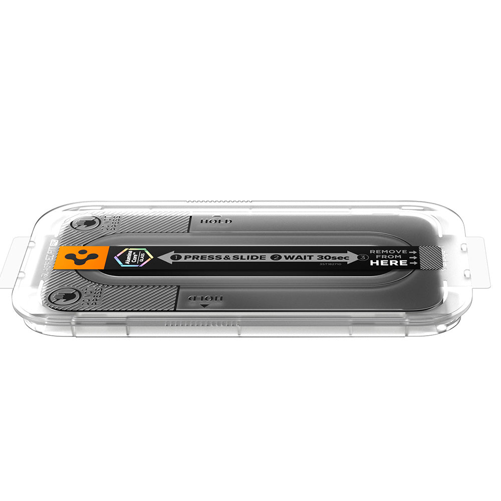 Folie de protectie Spigen Glas.tR EZ-FIT Pro HD compatibil cu iPhone 16 Pro Max / iPhone 17 Pro Max / iPhone 18 Pro Max, Transparent