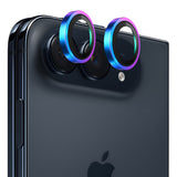 Folie de protectie Blueo Original Metal Frame Lens Glass compatibil cu iPhone Duo, Multicolor
