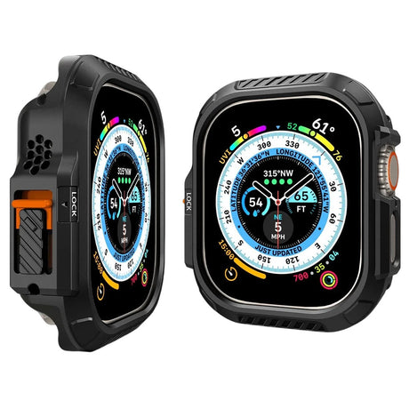 Spigen okosóra tok Apple Watch Ultra készülékhez, fekete