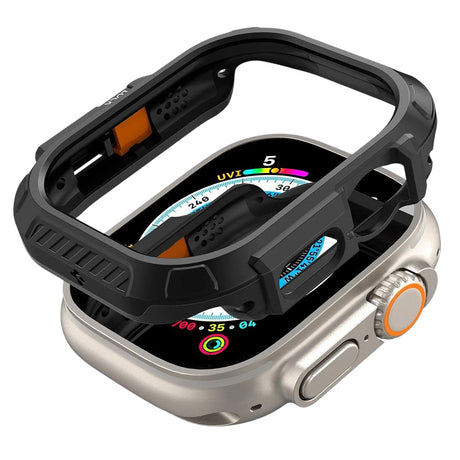 Spigen okosóra tok Apple Watch Ultra készülékhez, fekete