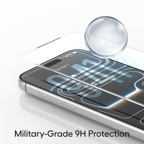 Folie de protectie Lito Airspace Border compatibil cu iPhone 17 Pro / iPhone 18 Pro, Transparent