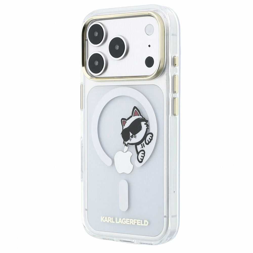 Husa de protectie Karl Lagerfeld compatibil cu iPhone 18 Pro / iPhone 17 Pro, Transparent