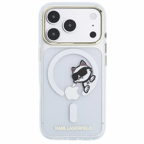 Husa de protectie Karl Lagerfeld compatibil cu iPhone 18 Pro / iPhone 17 Pro, Transparent