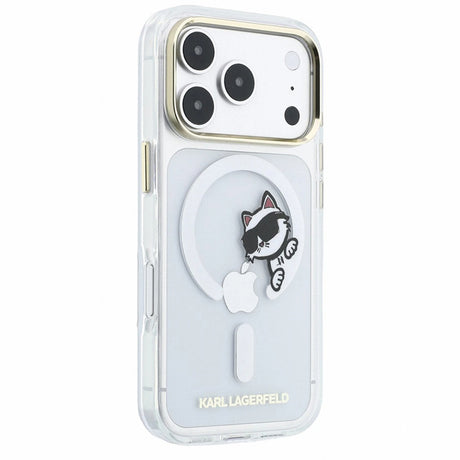 Husa de protectie Karl Lagerfeld compatibil cu iPhone 18 Pro / iPhone 17 Pro, Transparent