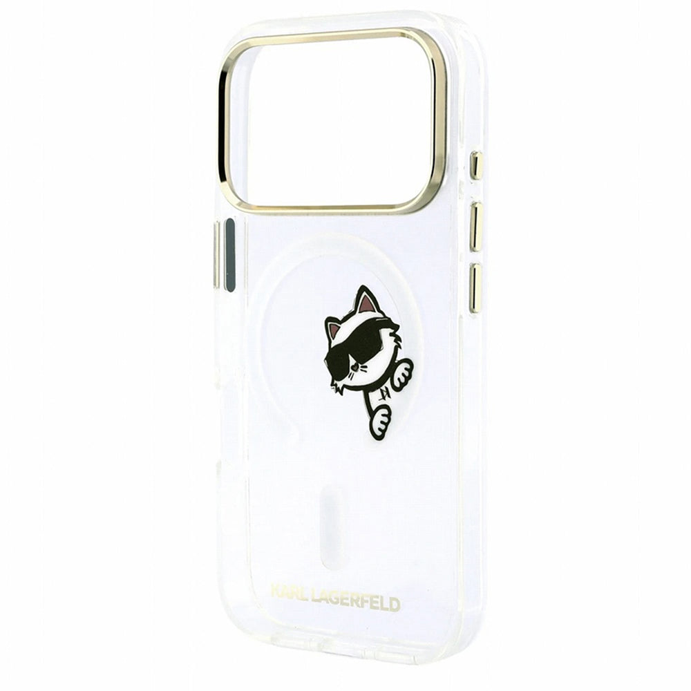 Husa de protectie Karl Lagerfeld compatibil cu iPhone 18 Pro / iPhone 17 Pro, Transparent