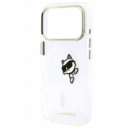 Husa de protectie Karl Lagerfeld compatibil cu iPhone 17 Pro Max / iPhone 18 Pro Max, Transparent