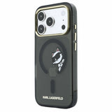 Husa de protectie Karl Lagerfeld IML compatibil cu iPhone 17 Pro Max / iPhone 18 Pro Max, Negru