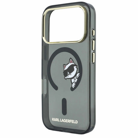 Husa de protectie Karl Lagerfeld IML compatibil cu iPhone 17 Pro Max / iPhone 18 Pro Max, Negru