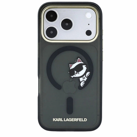 Husa de protectie Karl Lagerfeld IML compatibil cu iPhone 17 Pro Max / iPhone 18 Pro Max, Negru