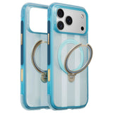 Husa de protectie Torras Ostand Q3 Air compatibil cu iPhone 17 Pro / iPhone 18 Pro, Albastru