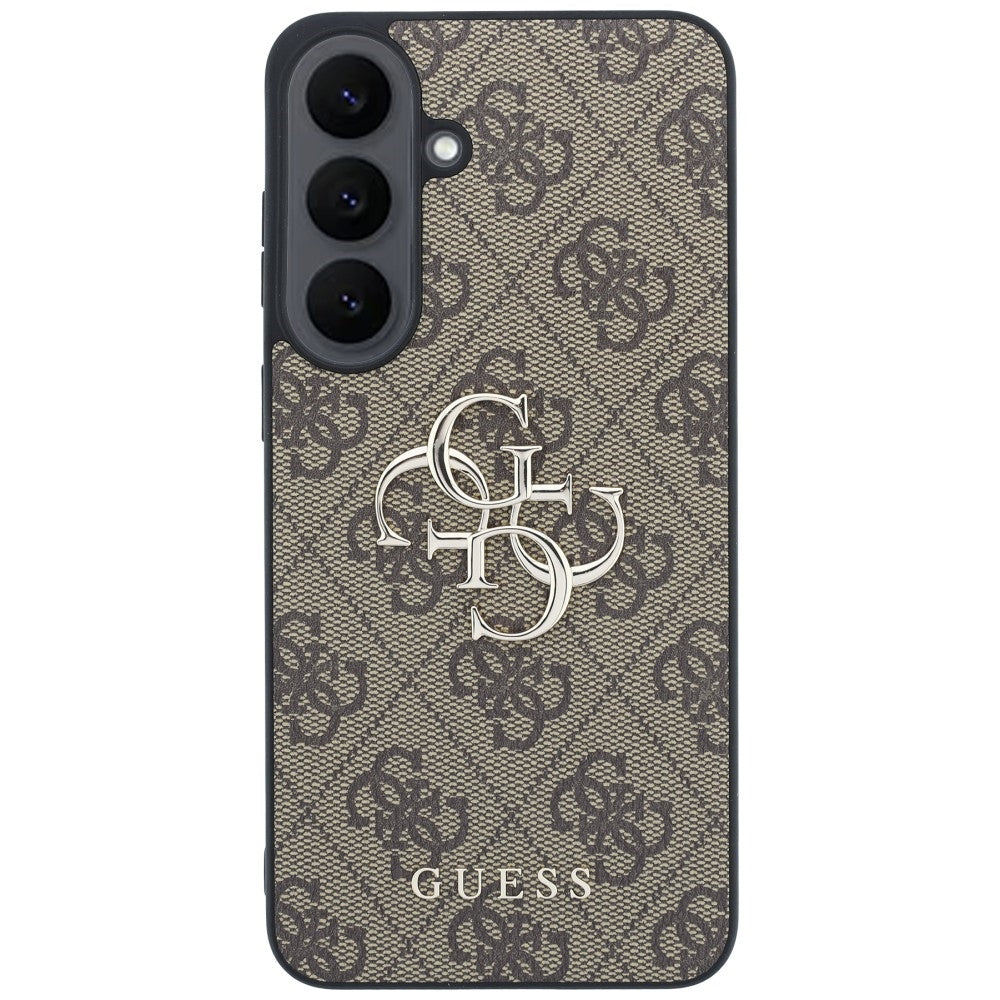 Husa de protectie Guess Leather 4G compatibil cu Samsung Galaxy S26 FE, Maro