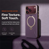 Husa de protectie Torras QPRO Leather Series compatibil cu iPhone 18 Pro Max / iPhone 17 Pro Max, Mov