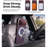 Husa de protectie Torras QPRO Leather Series compatibil cu iPhone 18 Pro Max / iPhone 17 Pro Max, Mov
