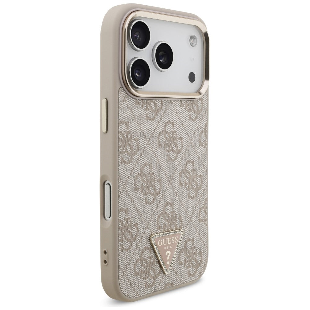 Husa de protectie Guess Hardcase 4G compatibil cu iPhone 18 Pro / iPhone 17 Pro, Roz