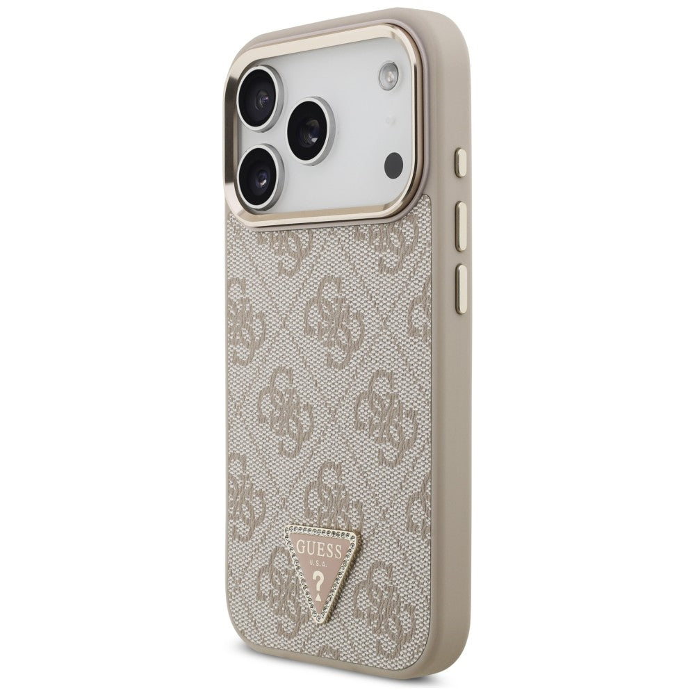 Husa de protectie Guess Hardcase 4G compatibil cu iPhone 18 Pro / iPhone 17 Pro, Roz
