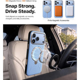 Husa de protectie Torras QPRO Leather Series compatibil cu iPhone 18 Pro Max / iPhone 17 Pro Max, Albastru
