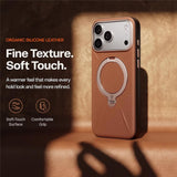 Husa de protectie Torras QPRO Leather Series compatibil cu iPhone 18 Pro Max / iPhone 17 Pro Max, Maro