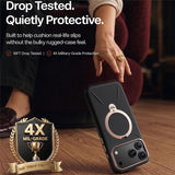 Husa de protectie Torras QPRO Leather Series compatibil cu iPhone 18 Pro Max / iPhone 17 Pro Max, Negru