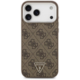 Husa de protectie Guess Hardcase 4G compatibil cu iPhone 18 Pro Max / iPhone 17 Pro Max, Maro