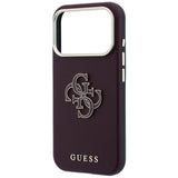 Husa de protectie Guess compatibil cu iPhone 17 Pro Max / iPhone 18 Pro Max, Bordo