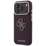 Husa de protectie Guess compatibil cu iPhone 17 Pro Max / iPhone 18 Pro Max, Bordo