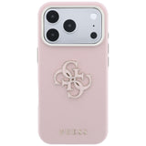 Husa de protectie Guess compatibil cu iPhone 18 Pro / iPhone 17 Pro, Roz